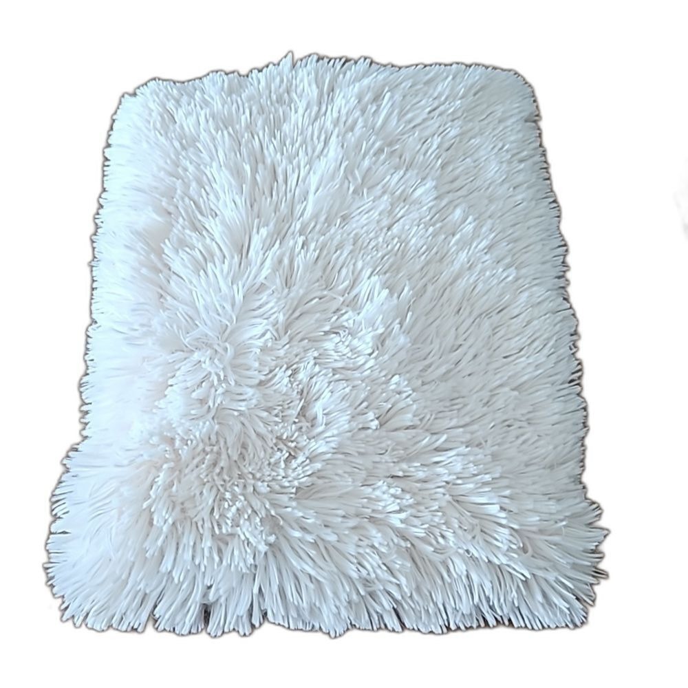 Covington Off-White Faux Fur Infinity Scarf Cozy Soft Winter Accessory Cream